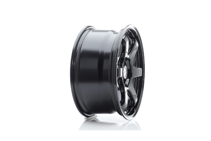 Jante Japan racing Wheels SL03 17x8 ( 5 trous sur mesure ) ET20-42 5H Noire brillante