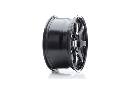 Jante Japan racing Wheels SL03 17x8 ( 5 trous sur mesure ) ET20-42 5H Noire brillante