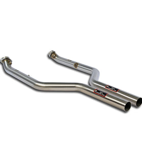 Tubes Down pipe Droit - Gauche (suppression de catalyseur) Supersprint pour BMW E46 - Tous les modèles (Pour conversion moteur V8 S65) - KDMPARTS EUROPE TUNING STORE