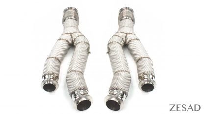 Tuyaux d'échappement en acier inoxydable ZESAD pour Lamborghini Aventador Coupé et Roadster d'origine - KDMPARTS EUROPE TUNING STORE