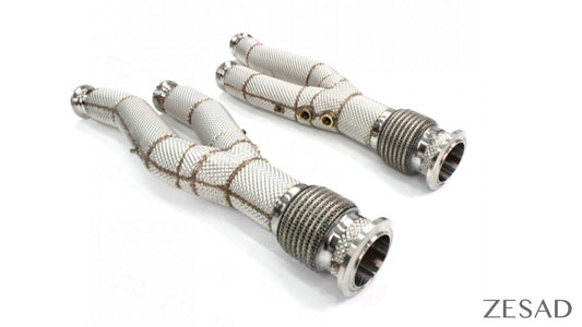 Tuyaux d'échappement en acier inoxydable ZESAD pour Lamborghini Aventador Coupé et Roadster d'origine - KDMPARTS EUROPE TUNING STORE