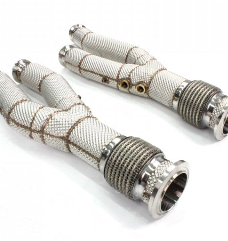 Tuyaux d'échappement en acier inoxydable ZESAD pour Lamborghini Aventador Coupé et Roadster d'origine - KDMPARTS EUROPE TUNING STORE