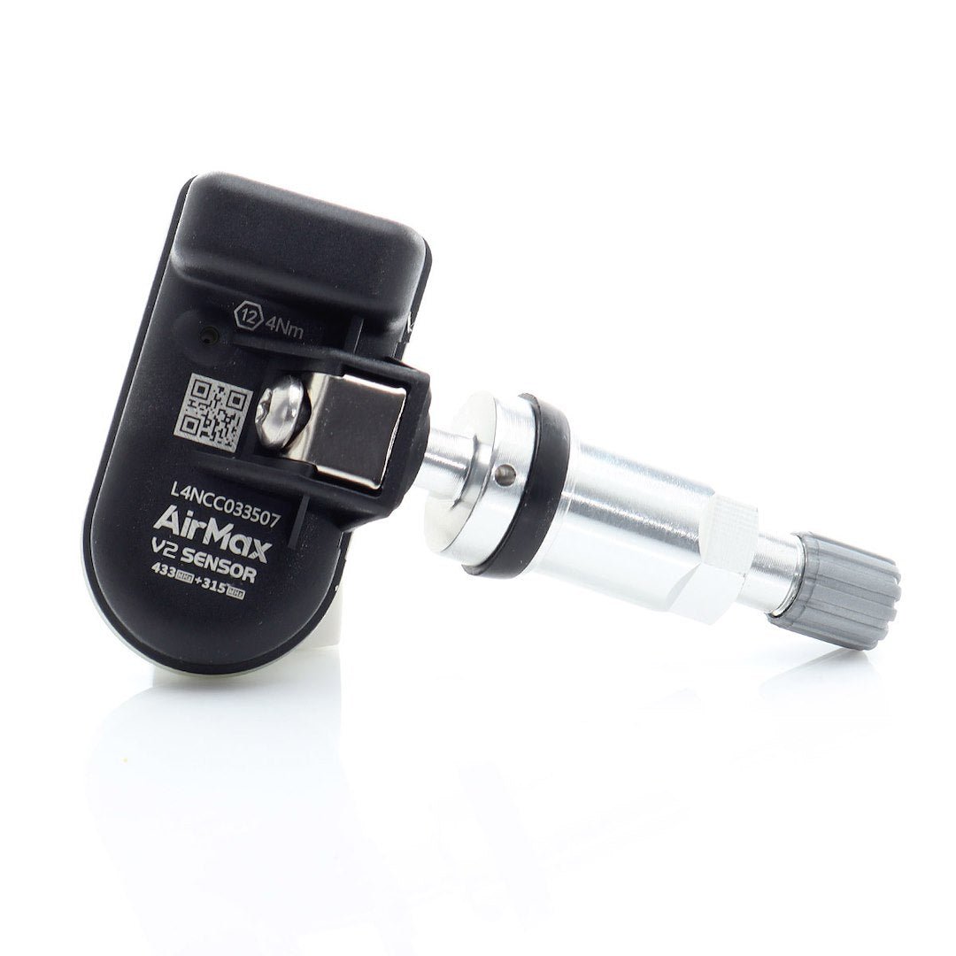 Valve Universelle à visser, Capteur AirMax TPMS V2 315+433 MHz Métal Argent - KDMPARTS EUROPE TUNING STORE