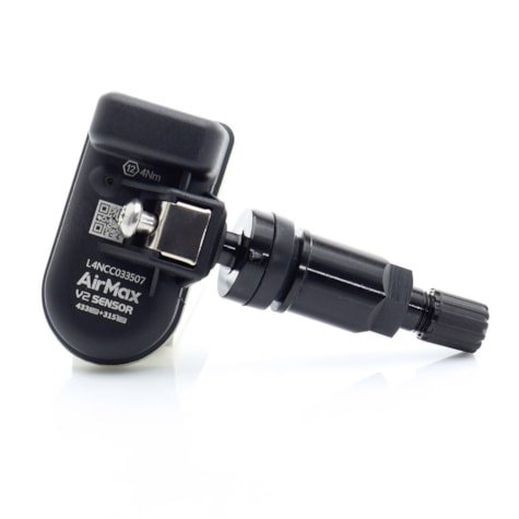 Valve universelle à visser, Capteur AirMax TPMS V2 315+433 MHz Noir Métal - KDMPARTS EUROPE TUNING STORE