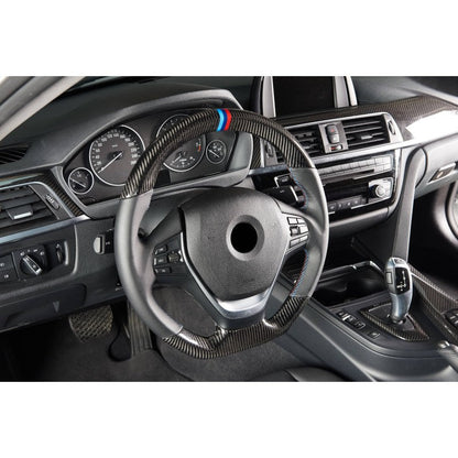 Volant en fibre de carbone pour BMW F30 / F31 / F32 / F33 / F36 - MS accessoires Auto