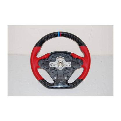 Volant en fibre de carbone rouge pour BMW F30 / F31 / F32 / F33 / F36 - MS accessoires Auto
