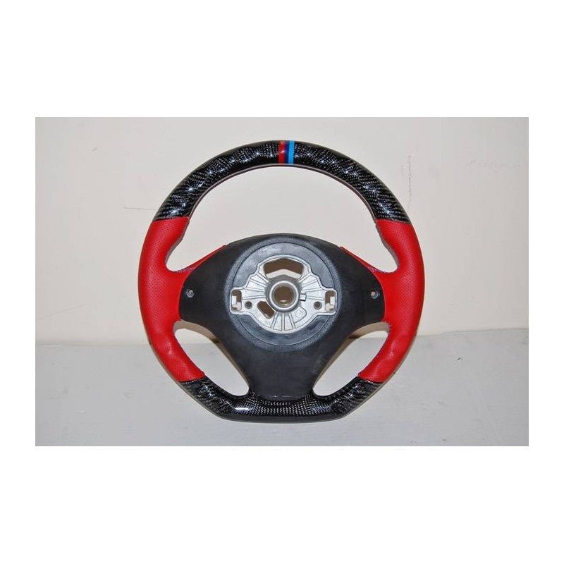 Volant en fibre de carbone rouge pour BMW F30 / F31 / F32 / F33 / F36 - MS accessoires Auto