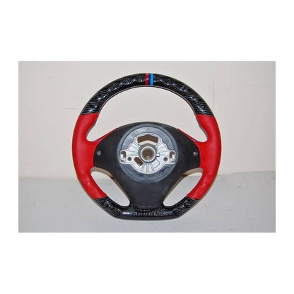 Volant en fibre de carbone rouge pour BMW F30 / F31 / F32 / F33 / F36 - MS accessoires Auto