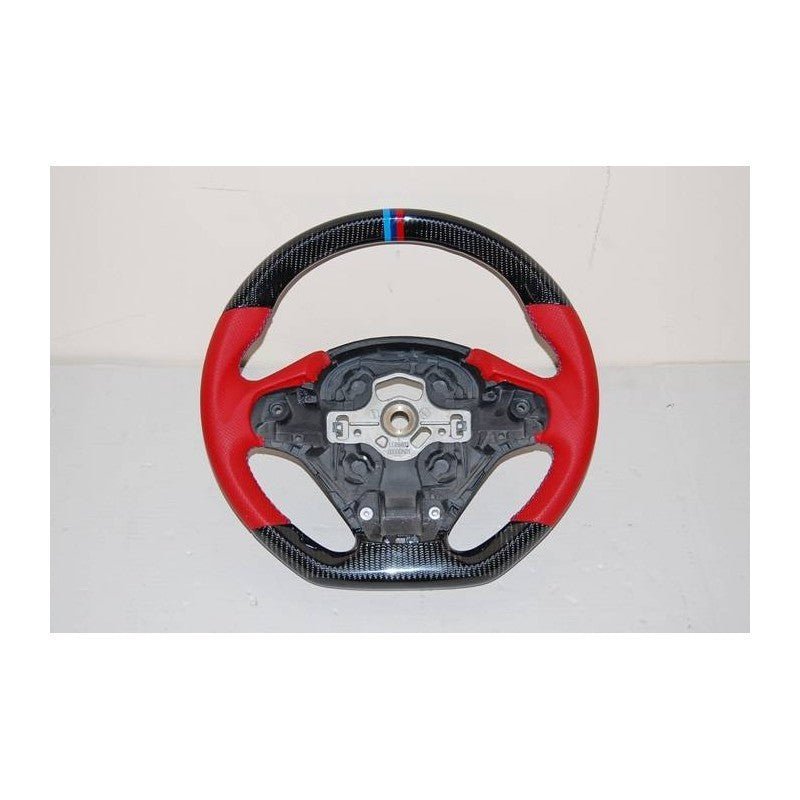 Volant en fibre de carbone rouge pour BMW F30 / F31 / F32 / F33 / F36 - KDMPARTS EUROPE TUNING STORE