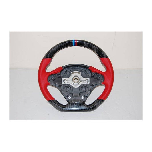 Volant en fibre de carbone rouge pour BMW F30 / F31 / F32 / F33 / F36 - KDMPARTS EUROPE TUNING STORE