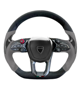 Volant Lamborghini sur mesure DMC – Fibre de carbone, cuir et Alcantara personnalisés pour un contrôle optimal - KDMPARTS EUROPE TUNING STORE
