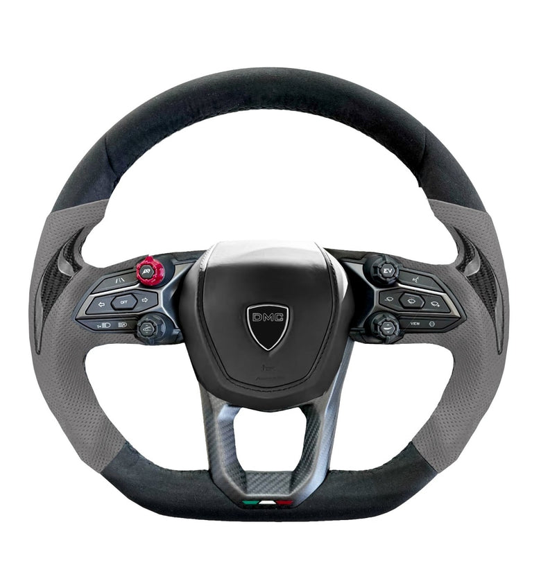 Volant Lamborghini sur mesure DMC – Fibre de carbone, cuir et Alcantara personnalisés pour un contrôle optimal - KDMPARTS EUROPE TUNING STORE