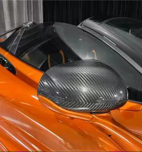x2 Coques de rétroviseurs côté droit / gauche pour McLaren 540C 570S 600LT 2016 - 2020 en fibre de Carbone - KDMPARTS EUROPE TUNING STORE