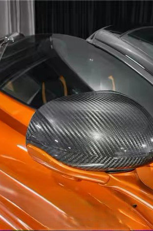 x2 Coques de rétroviseurs côté droit / gauche pour McLaren 540C 570S 600LT 2016 - 2020 en fibre de Carbone - KDMPARTS EUROPE TUNING STORE