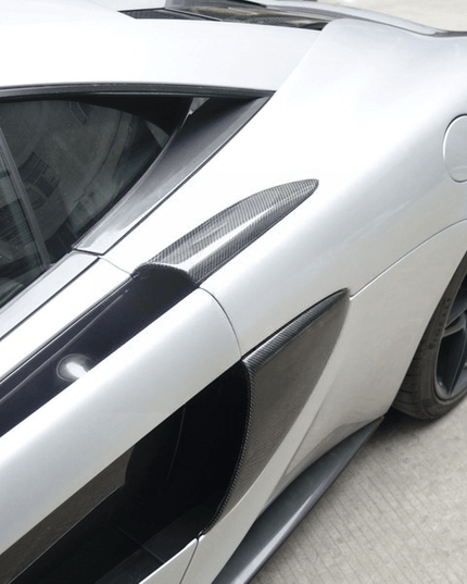 x2 Panneaux latéraux droit / gauche pour McLaren 570S 2016 - 2017 en fibre de Carbone haute brillance - KDMPARTS EUROPE TUNING STORE