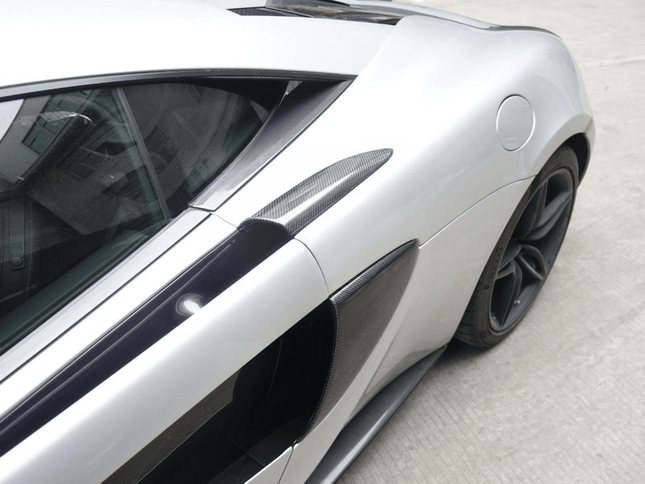 x2 Panneaux latéraux droit / gauche pour McLaren 570S 2016 - 2017 en fibre de Carbone haute brillance - KDMPARTS EUROPE TUNING STORE