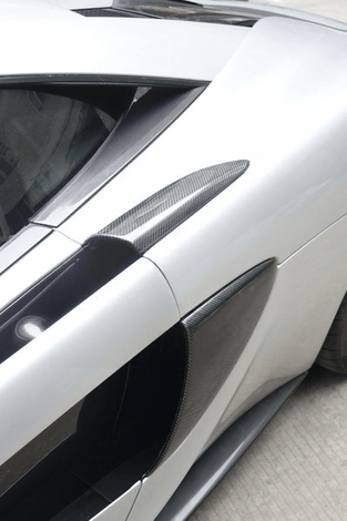 x2 Panneaux latéraux droit / gauche pour McLaren 570S 2016 - 2017 en fibre de Carbone haute brillance - KDMPARTS EUROPE TUNING STORE