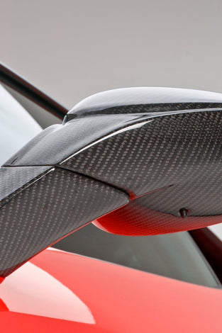 x2 pcs Coques de rétroviseurs latéraux pour Ferrari F458 Coupé Italia / Spider 2010 - 2014 en fibre de Carbone haute brillance - KDMPARTS EUROPE TUNING STORE