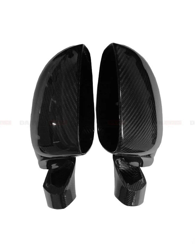 x2 pcs Coques de rétroviseurs latéraux pour Ferrari F458 Coupé Italia / Spider 2010 - 2014 en fibre de Carbone haute brillance - KDMPARTS EUROPE TUNING STORE