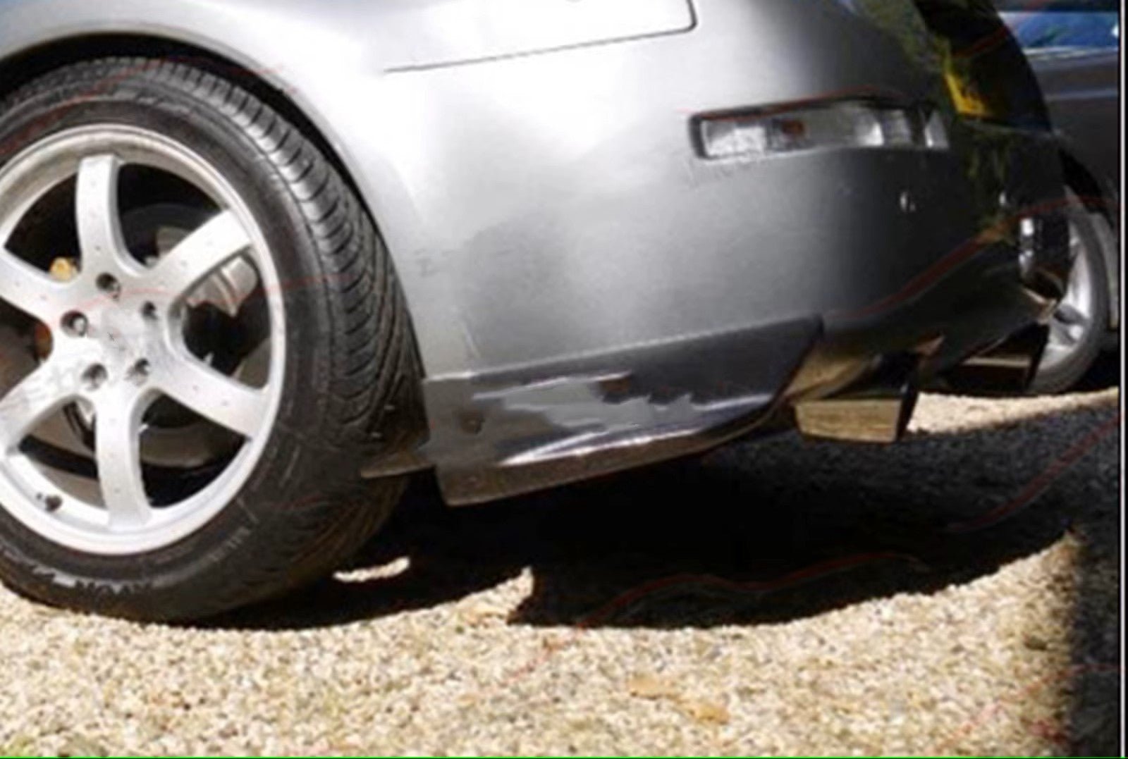 x2 Rajouts de pare chocs arrière pour Nissan 350z ( Z33 ) 2003 - 2009 Style Nismo en fibre de Carbone - KDMPARTS EUROPE TUNING STORE