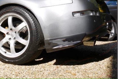 x2 Rajouts de pare chocs arrière pour Nissan 350z ( Z33 ) 2003 - 2009 Style Nismo en fibre de Carbone - KDMPARTS EUROPE TUNING STORE