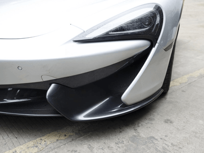 x2 Séparateurs latéraux de pare chocs avant droit / gauche pour McLaren 570S 2016 - 2017 en fibre de Carbone haute brillance - KDMPARTS EUROPE TUNING STORE