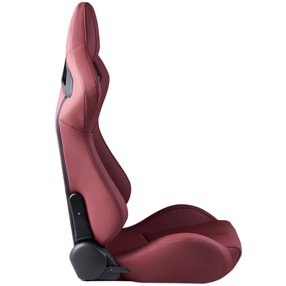 x2 Sièges baquets Sport universels KDM R50 auto inclinables qualités supérieures - KDMPARTS EUROPE TUNING STORE