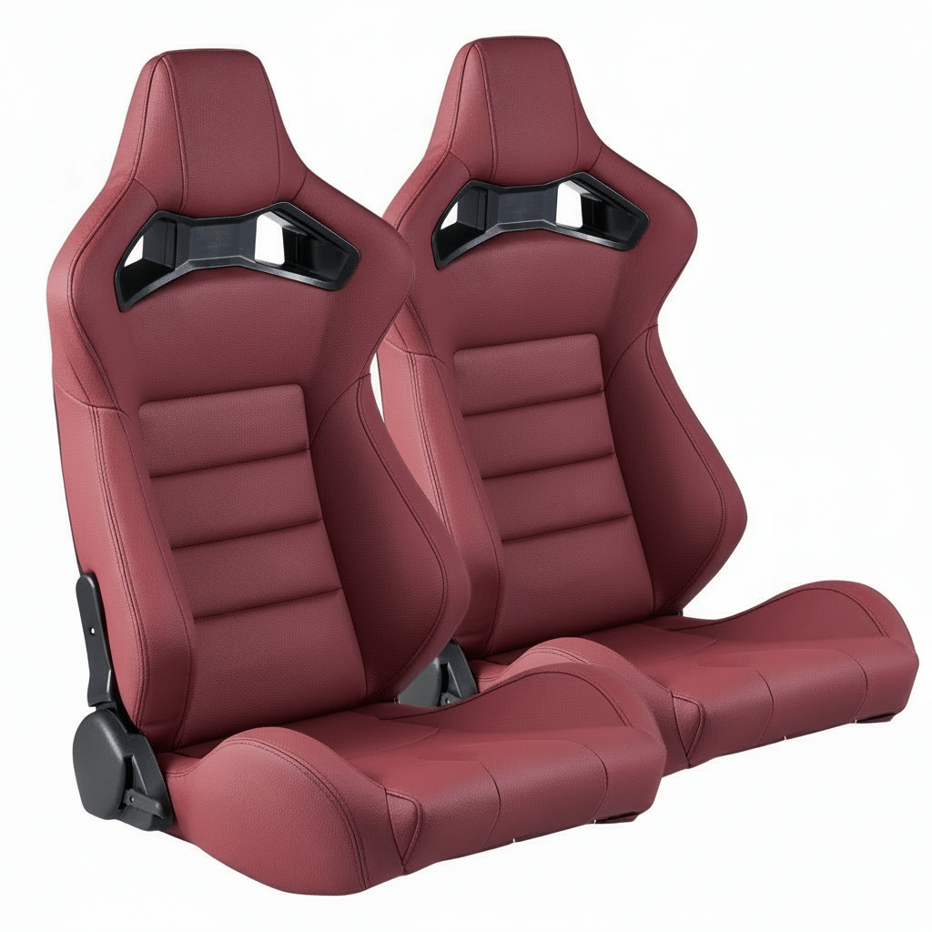 x2 Sièges baquets Sport universels KDM R50 auto inclinables qualités supérieures - KDMPARTS EUROPE TUNING STORE