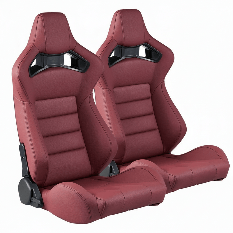 x2 Sièges baquets Sport universels KDM R50 auto inclinables qualités supérieures - KDMPARTS EUROPE TUNING STORE