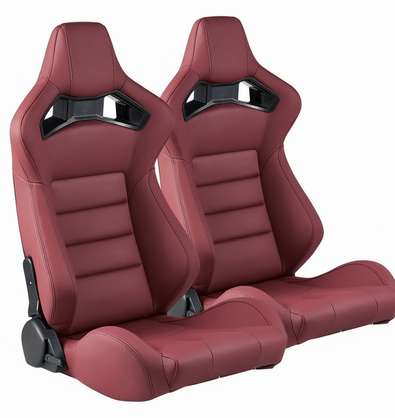 x2 Sièges baquets Sport universels KDM R50 auto inclinables qualités supérieures - KDMPARTS EUROPE TUNING STORE