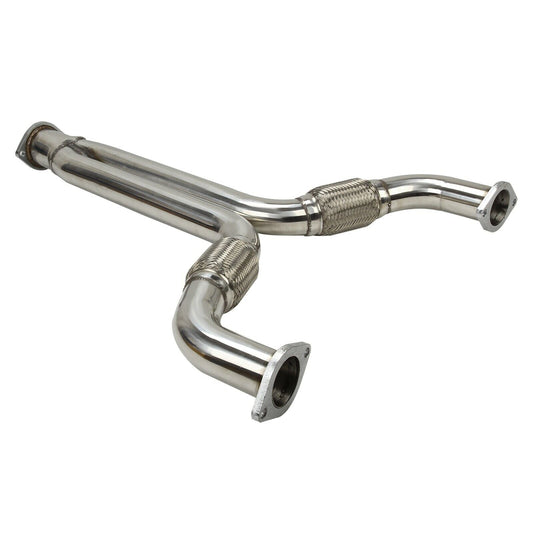 Y - Pipe tuyau d'échappement en acier inoxydable T304 DRW R - Pour Nissan 350Z Z33 / Infiniti G35 2003 - 2009 - KDMPARTS EUROPE TUNING STORE