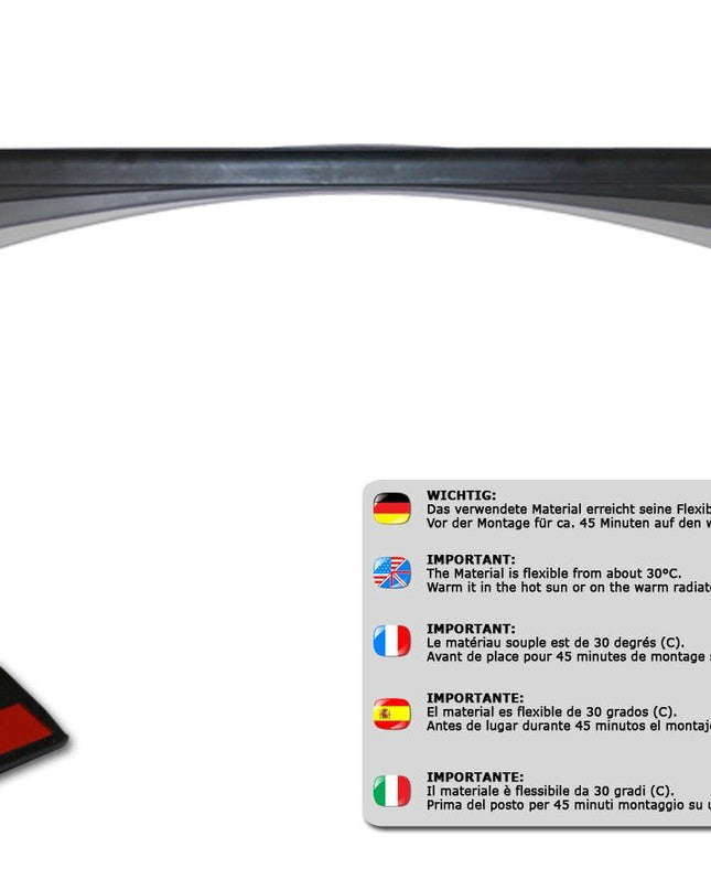 Aileron de couvercle de coffre RDX pour TOYOTA Yaris (XPA1) aileron arrière de coffre - KDMPARTS EUROPE TUNING STORE