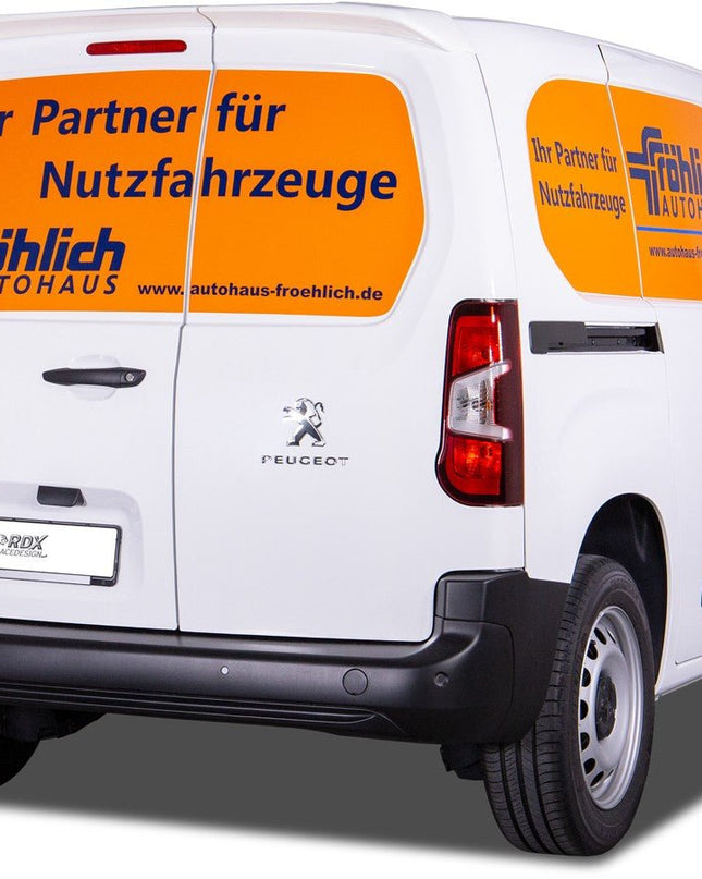 Aileron de toit RDX pour CITROEN Berlingo, PEUGEOT Partner & Rifter, OPEL Combo, TOYOTA ProAce City portes battantes arrière - KDMPARTS EUROPE TUNING STORE