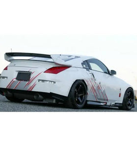 Becquet Spoiler arrière Style Nismo V2 Nissan 350z Z33 avec lame en fibre de carbone - KDMPARTS EUROPE TUNING STORE