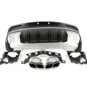 Diffuseur Déflecteur Arrière Mercedes C167 GLE 2020 Tuyères - KDMPARTS EUROPE TUNING STORE