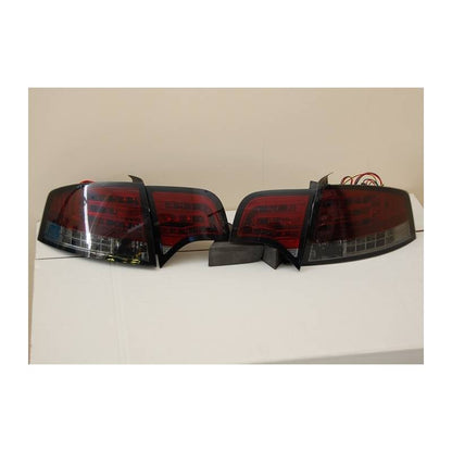 Feux Arrières Audi A4 05-08 4P Led Rouge Fumé Clignotant - KDMPARTS EUROPE TUNING STORE
