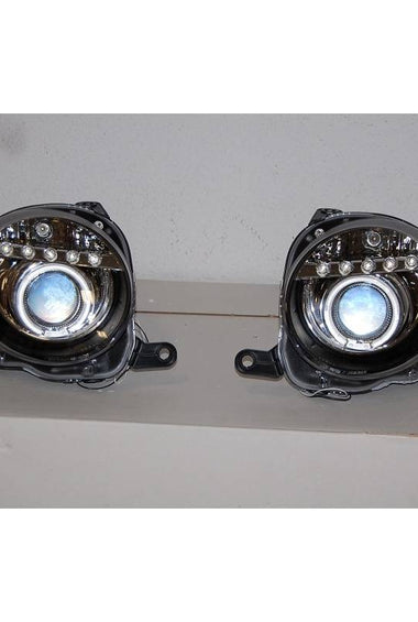 Fiat 500 Phare Avant Noir, Lumière De Jour - KDMPARTS EUROPE TUNING STORE