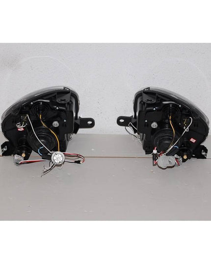 Fiat 500 Phare Avant Noir, Lumière De Jour - KDMPARTS EUROPE TUNING STORE