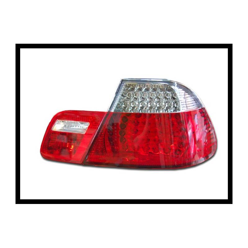 Jeu de feux Arrières BMW E46 2P Rouge '99-02 - KDMPARTS EUROPE TUNING STORE