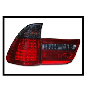 Jeu de Feux Arrières BMW X5 00-03 Led Rouge Fumé - KDMPARTS EUROPE TUNING STORE