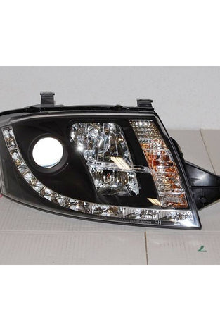 Jeu de Phare Avant Lumière De Jour Audi TT '98-05 8N Noir - KDMPARTS EUROPE TUNING STORE