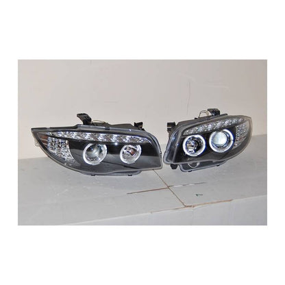 Jeu de Phare Avant Lumière De Jour BMW E87 2009Noir Led Intermittent - KDMPARTS EUROPE TUNING STORE