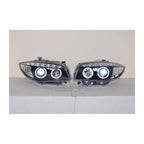 Jeu de Phare Avant Lumière De Jour BMW E87 2009Noir Led Intermittent - KDMPARTS EUROPE TUNING STORE