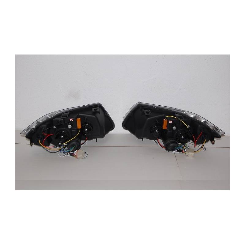 Jeu de Phare Avant Lumière De Jour BMW E90 05-08 Noir Led Intermittent - KDMPARTS EUROPE TUNING STORE