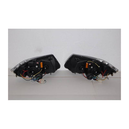 Jeu de Phare Avant Lumière De Jour BMW E90 05-08 Noir Led Intermittent - KDMPARTS EUROPE TUNING STORE