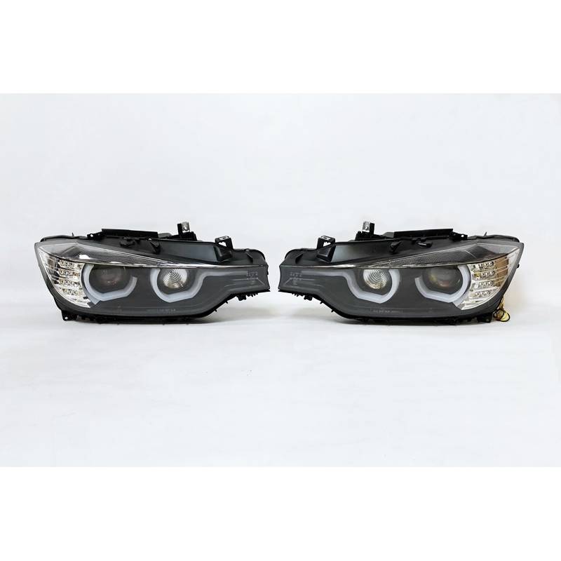 Jeu de Phare Avant Lumière De Jour BMW F30 / F31 12-15 Xenon DRL Noir - KDMPARTS EUROPE TUNING STORE