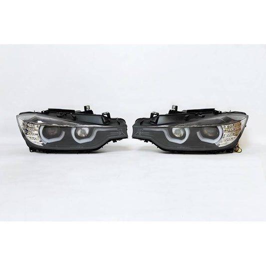 Jeu de Phare Avant Lumière De Jour BMW F30 / F31 12-15 Xenon DRL Noir - KDMPARTS EUROPE TUNING STORE