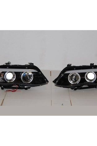 Jeu de Phare Avant Lumière De Jour BMW X5 '00-'03 Noir - KDMPARTS EUROPE TUNING STORE