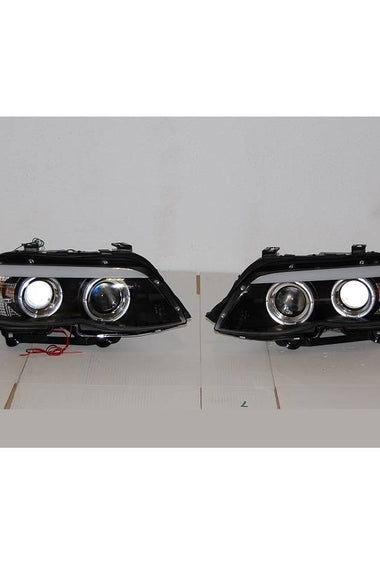 Jeu de Phare Avant Lumière De Jour BMW X5 '00-'03 Noir - KDMPARTS EUROPE TUNING STORE