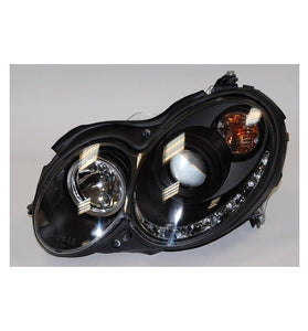 Jeu de Phare Avant Lumière De Jour Mercedes CLK W209 04-09 Noir - KDMPARTS EUROPE TUNING STORE